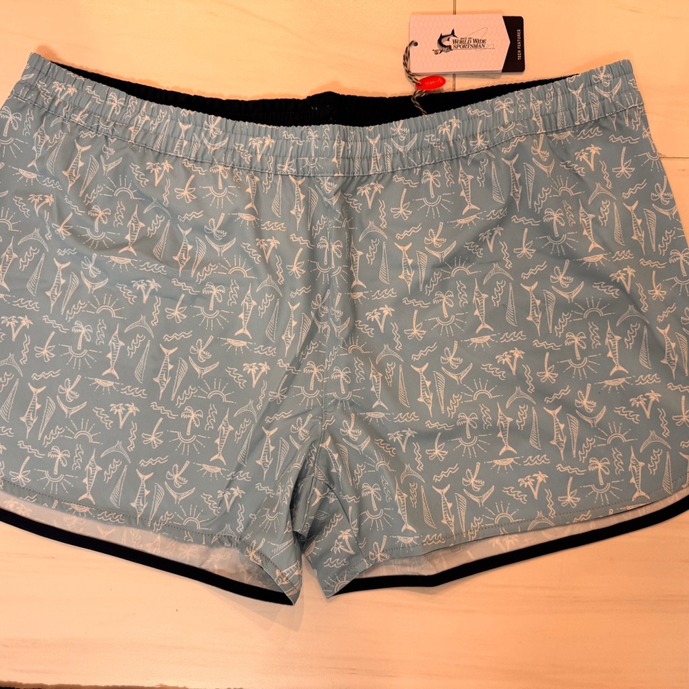 Bass Pro Shops Blue Athletic Shorts Comfortable Fit